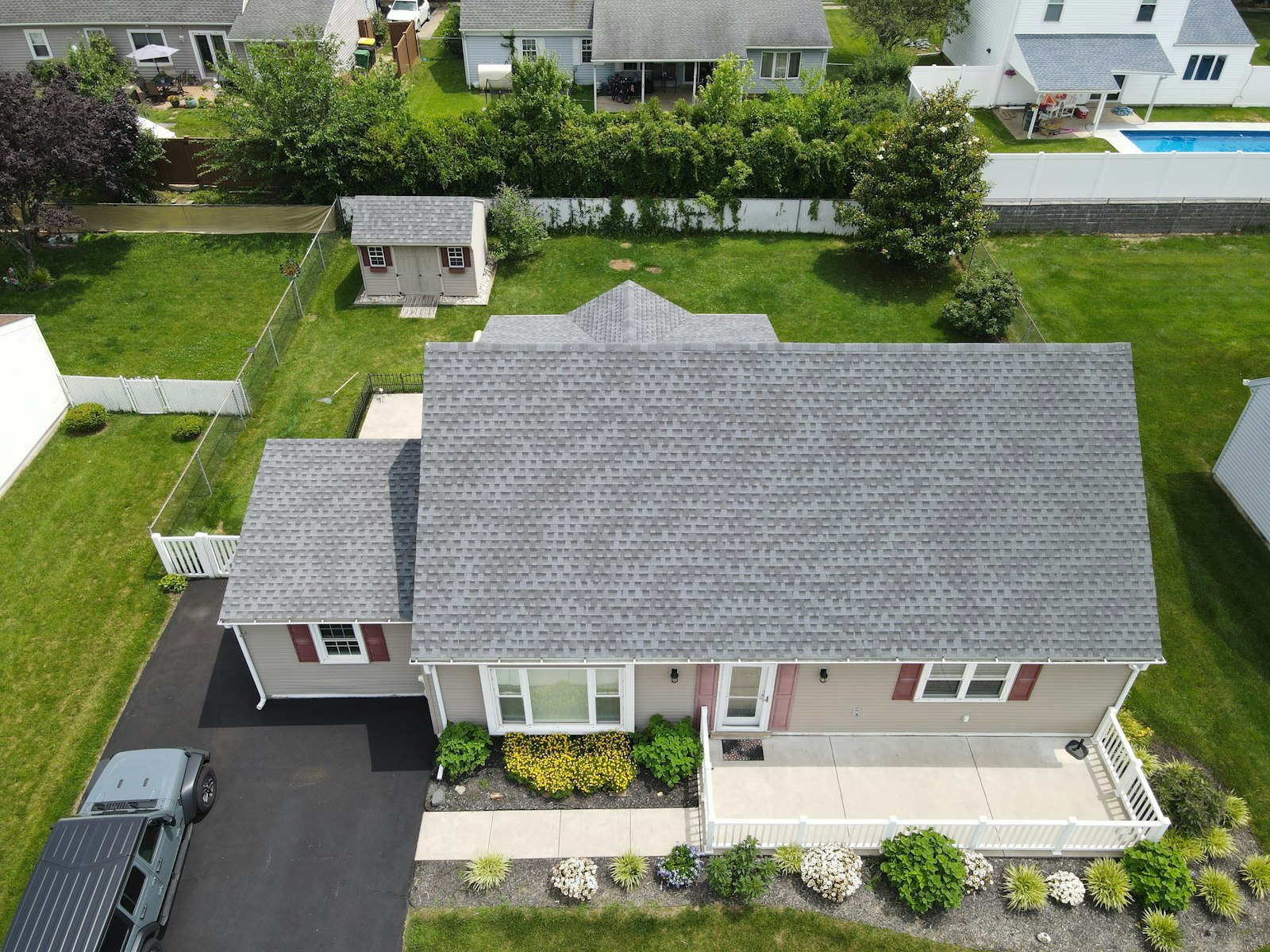 Completed roof replacement in Hauppauge after ice dam remediation — Heritage Roofing